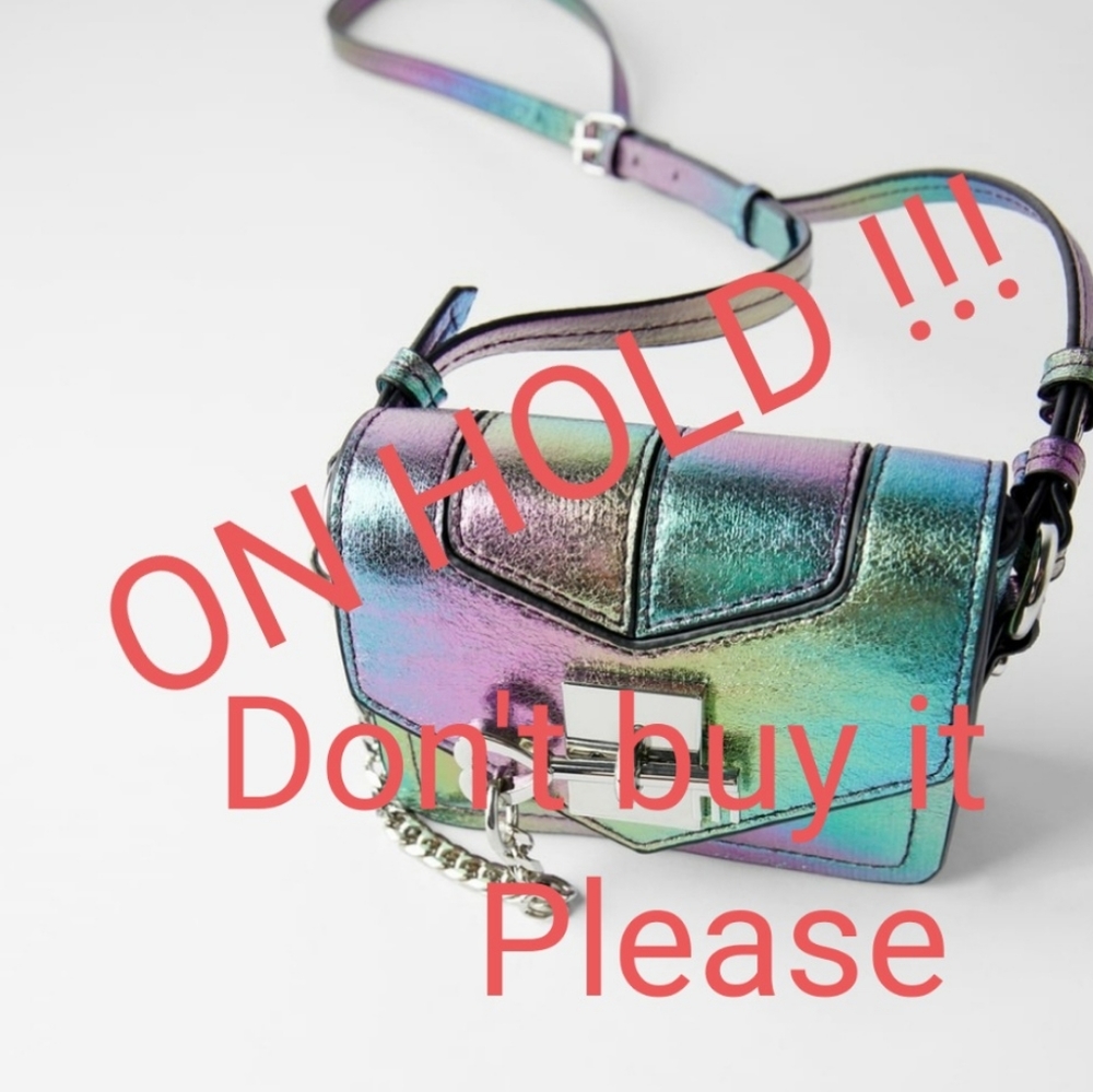 New Zara Iridescent Mini Bag‼